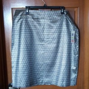 Metallic skirt